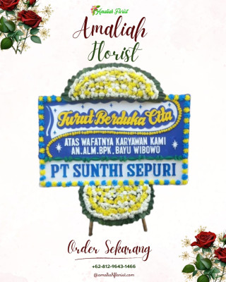 Papan Bunga Duka di Dlingo