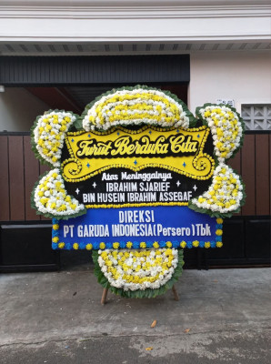Papan Bunga Duka di Dlingo